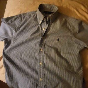 Polo by Ralph Lauren Men's L/S Striped Dress Shirt (16-40/41 - Slim Fit)